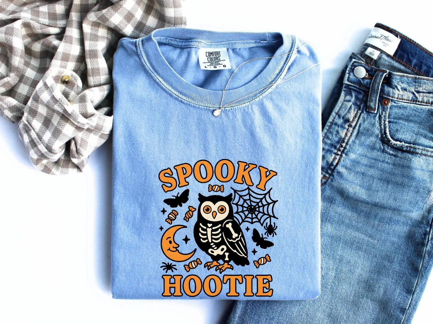 Bone Owl Shirt Halloween Creatures Gift Women Animation Tee Owl T-Shirt Spooky Fan Cartoon Tshirt Monster Graphic Classic Webbing Tshirt - Image 2