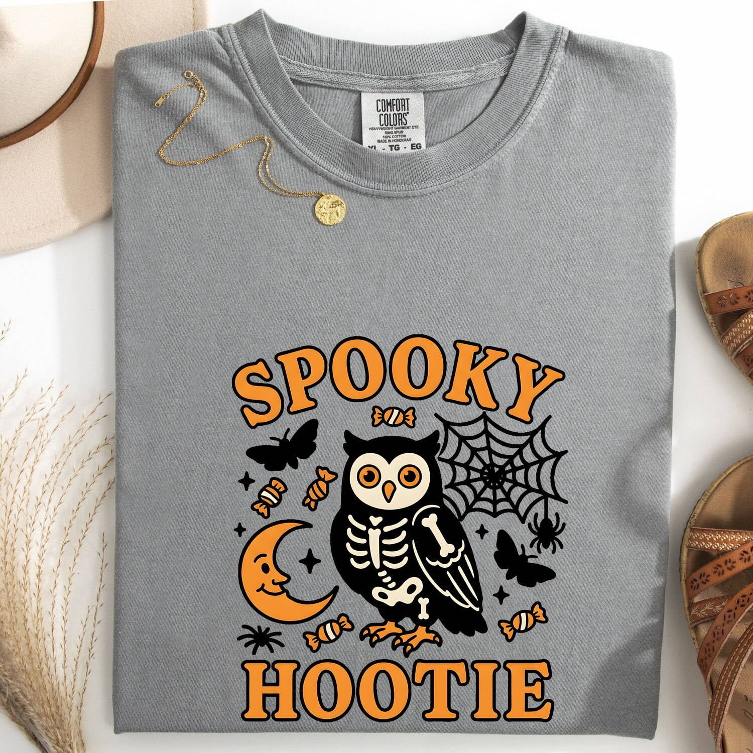 Bone Owl Shirt Halloween Creatures Gift Women Animation Tee Owl T-Shirt Spooky Fan Cartoon Tshirt Monster Graphic Classic Webbing Tshirt - Image 3
