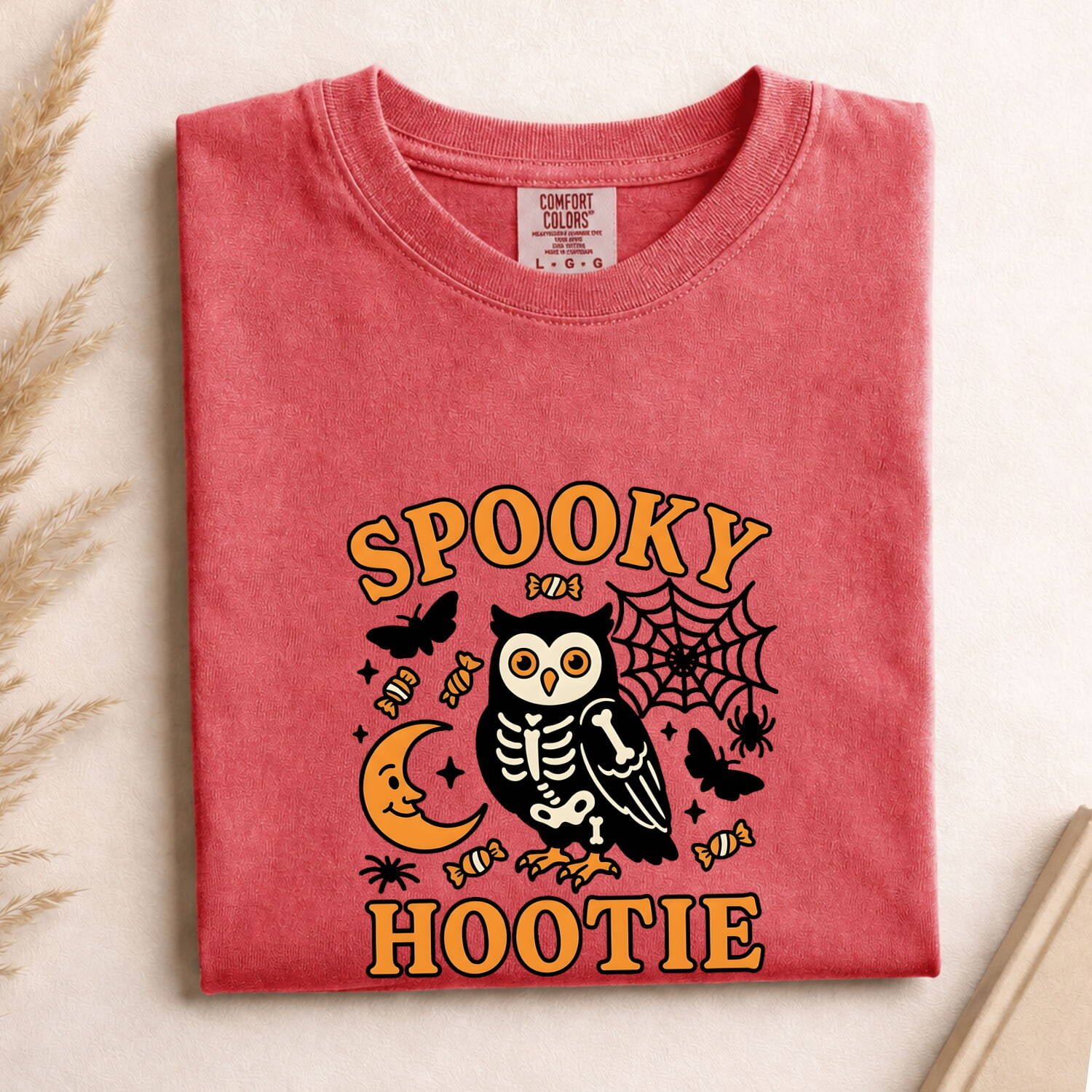 Bone Owl Shirt Halloween Creatures Gift Women Animation Tee Owl T-Shirt Spooky Fan Cartoon Tshirt Monster Graphic Classic Webbing Tshirt - Image 6