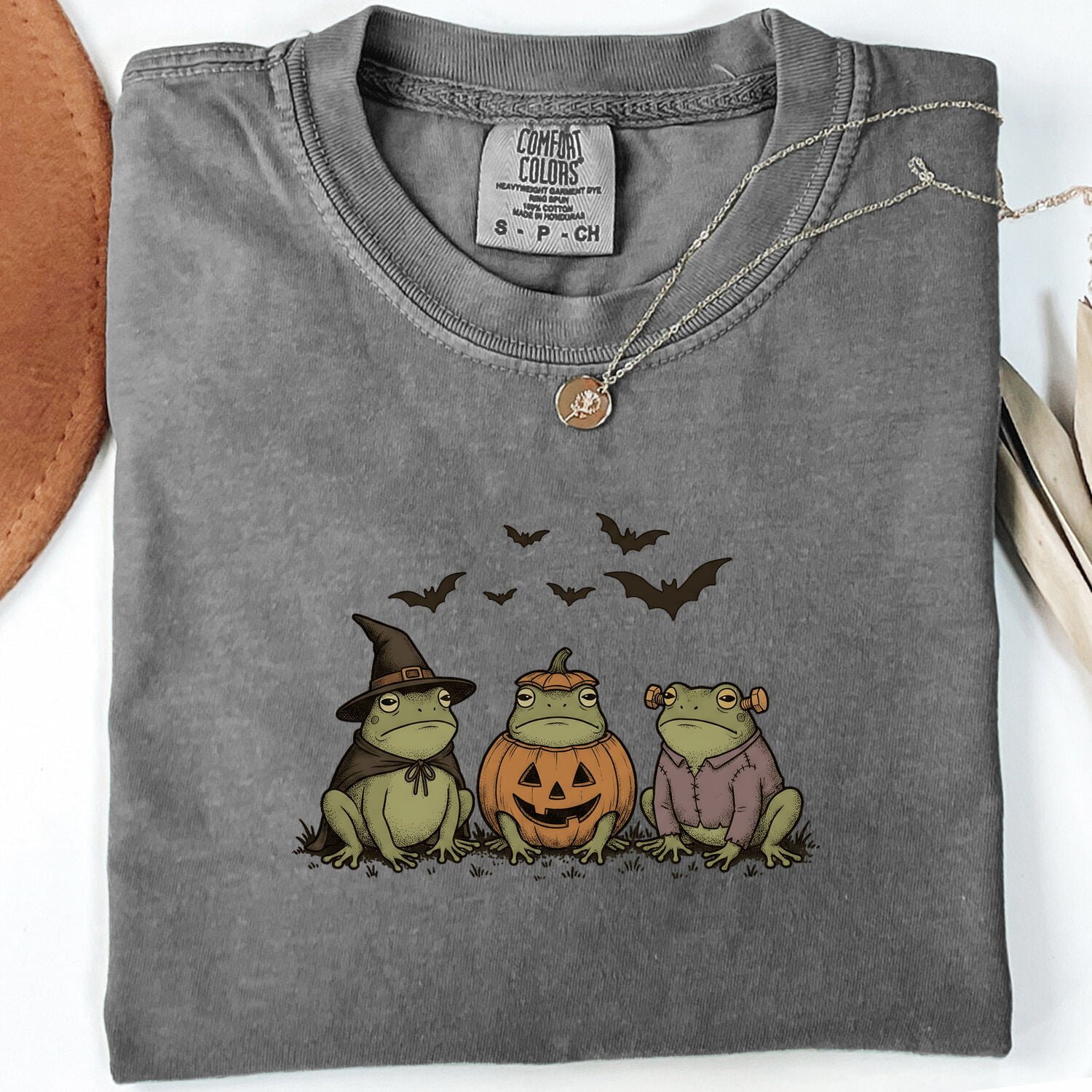 Frog Shirt Halloween Pets Gift Women Rustic Tee Toad T-Shirt Horror Fan Primitive Tshirt Animal Graphic Doodle Nocturnal Creatures Tshirt - Image 4