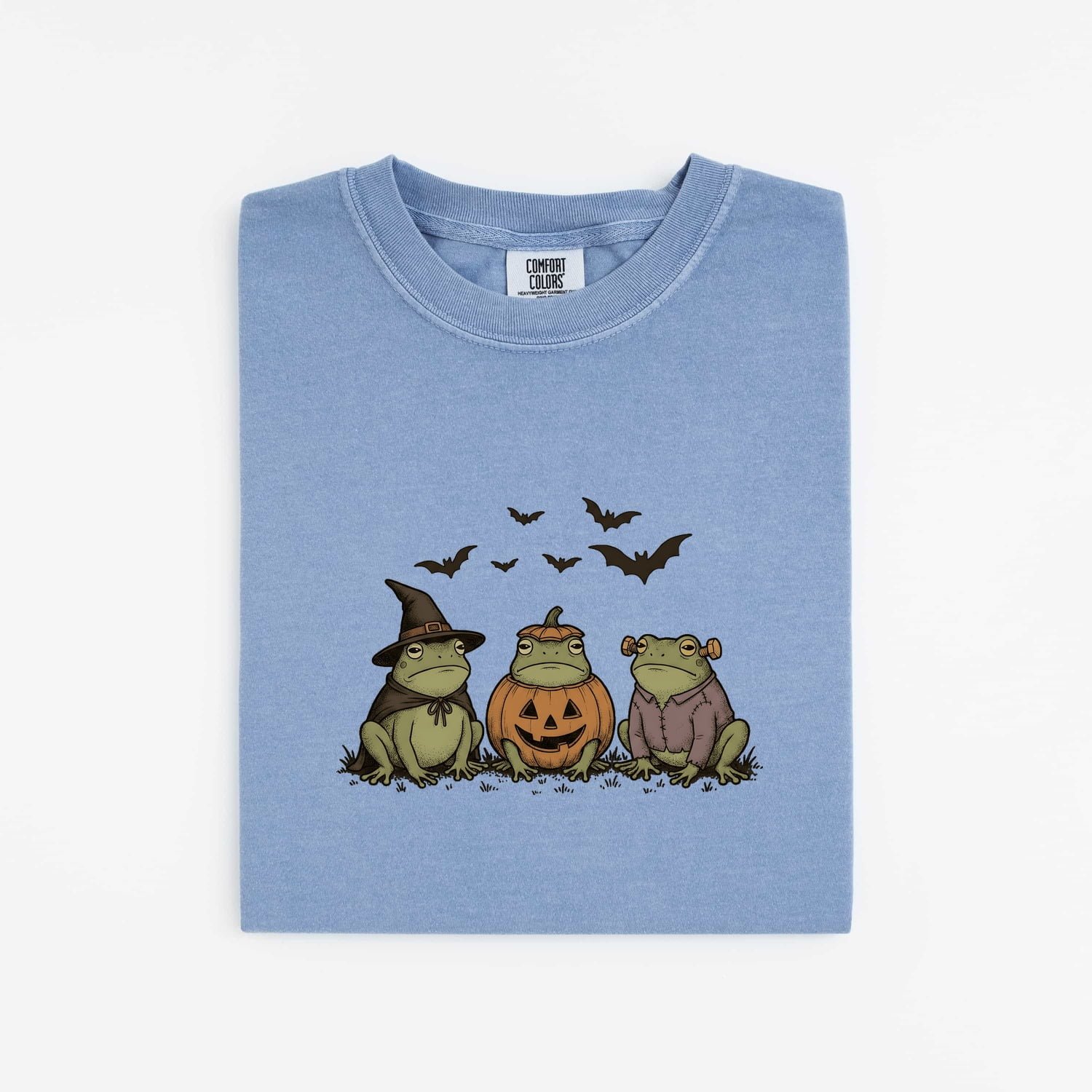 Frog Shirt Halloween Pets Gift Women Rustic Tee Toad T-Shirt Horror Fan Primitive Tshirt Animal Graphic Doodle Nocturnal Creatures Tshirt - Image 5