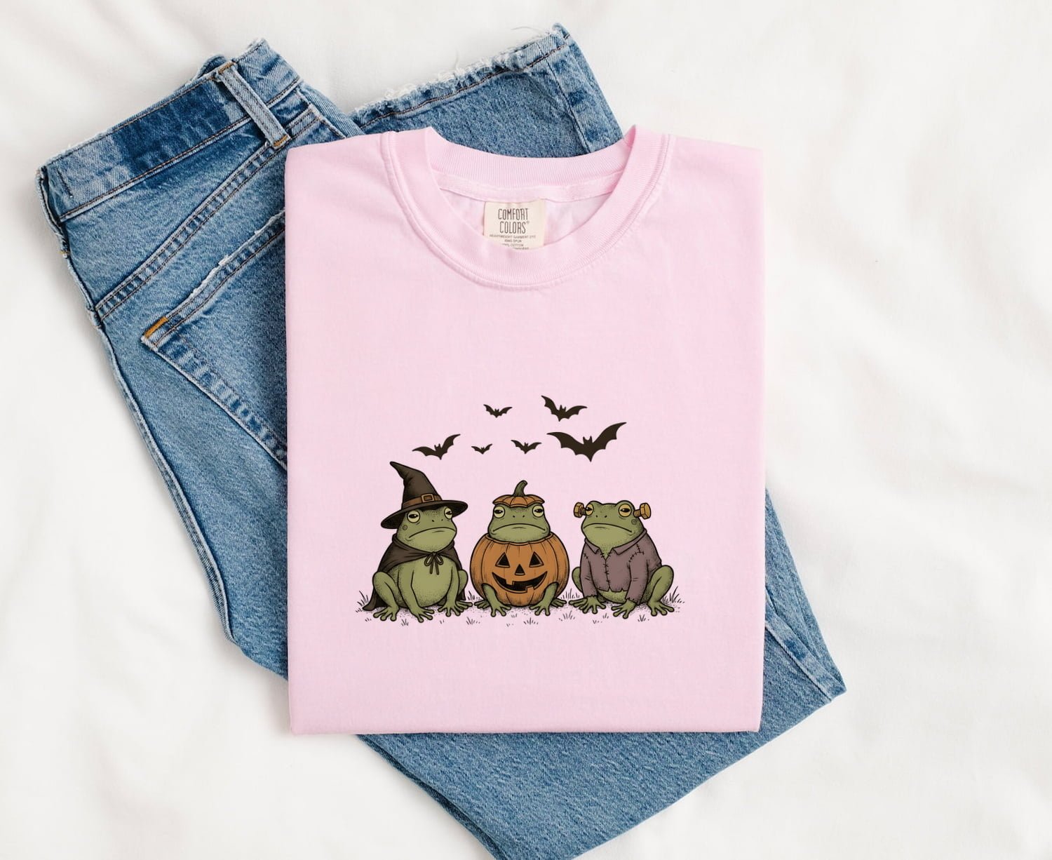 Frog Shirt Halloween Pets Gift Women Rustic Tee Toad T-Shirt Horror Fan Primitive Tshirt Animal Graphic Doodle Nocturnal Creatures Tshirt - Image 6